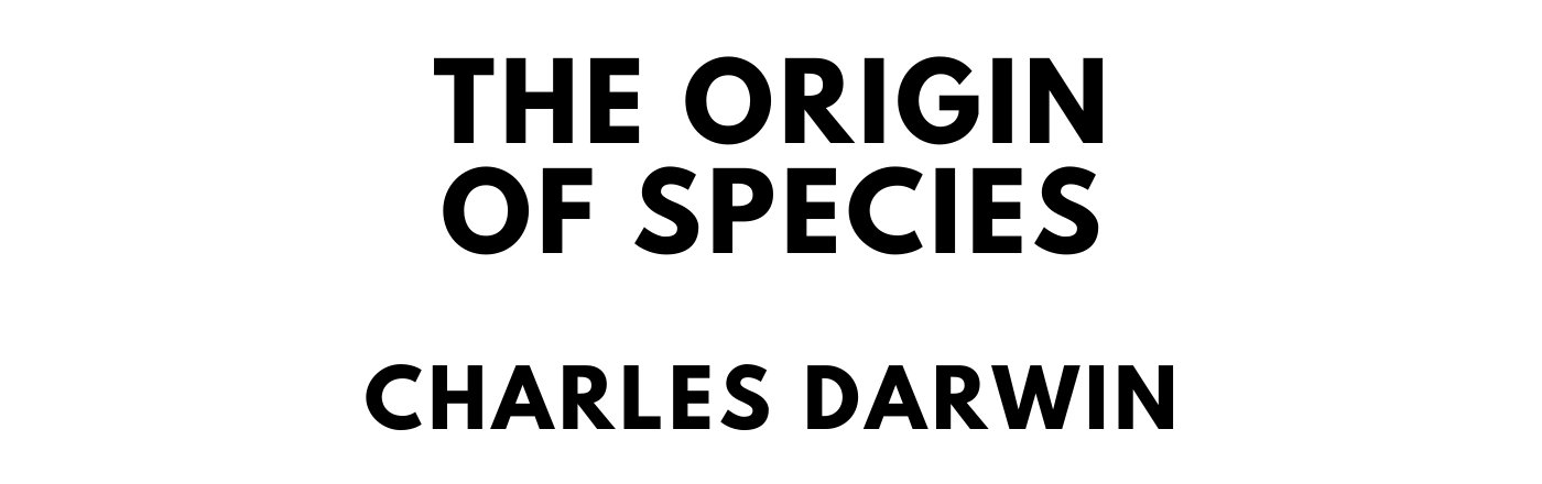 The titlepage for the Standard Ebooks edition of The Origin of Species, by Charles Darwin