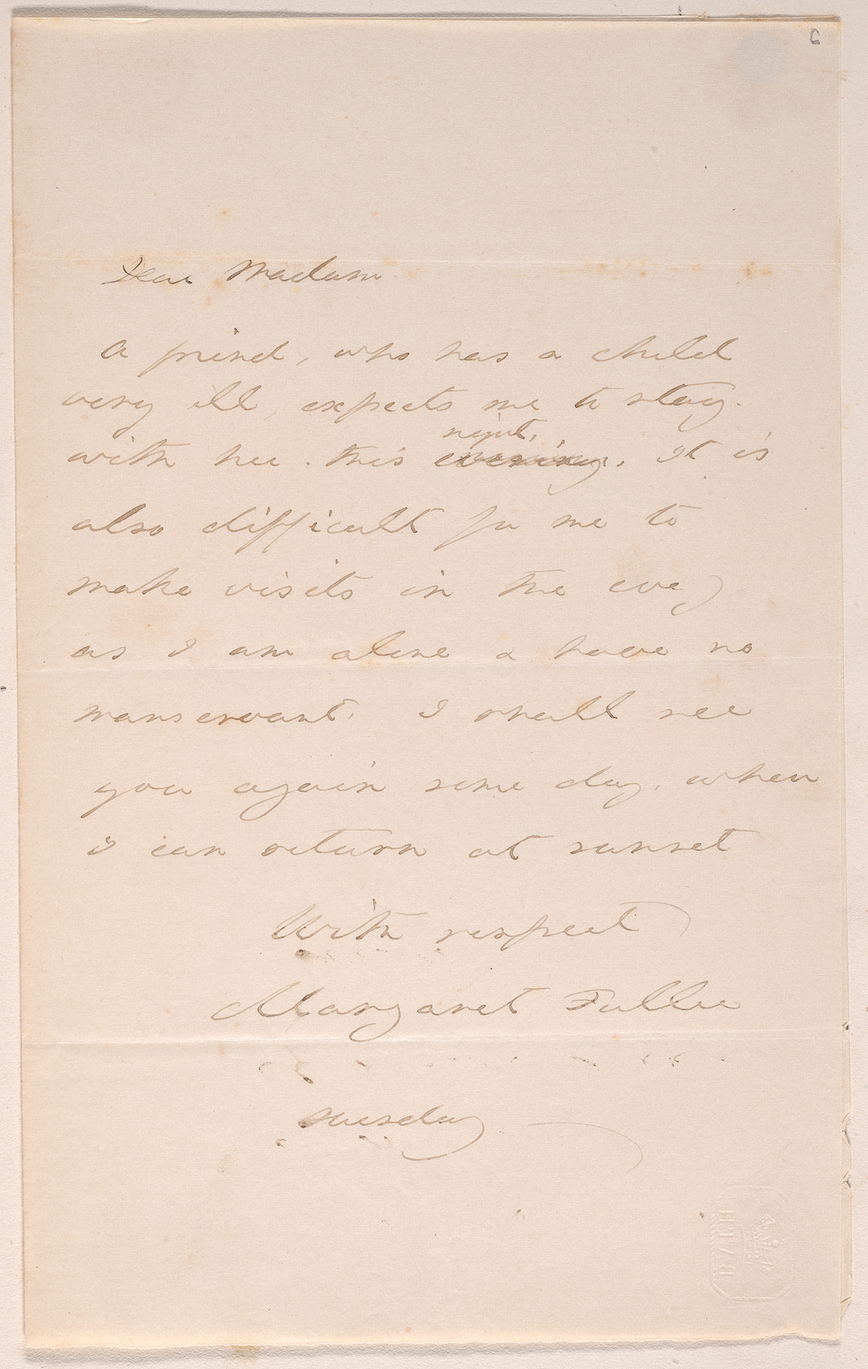 a handwritten letter